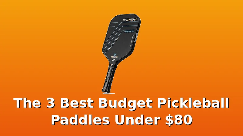 The 3 Best Budget Pickleball Paddles Under $80 - PickleballPaddleScore review with measurements and honest opinion