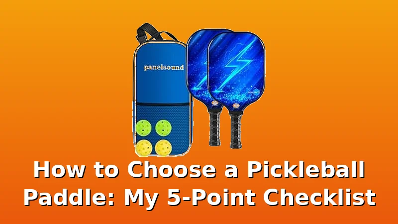 How to Choose a Pickleball Paddle: My 5-Point Checklist - PickleballPaddleScore review with measurements and honest opinion