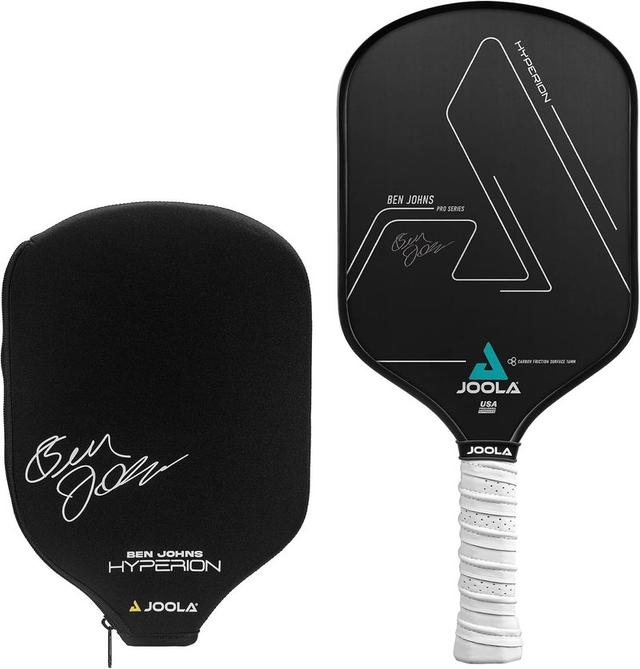 JOOLA Ben Johns Hyperion CFS Pickleball Paddle, Carbon Surface with High Grit & Spin, Elongated Handle, USAPA Approved Ben Johns Paddle