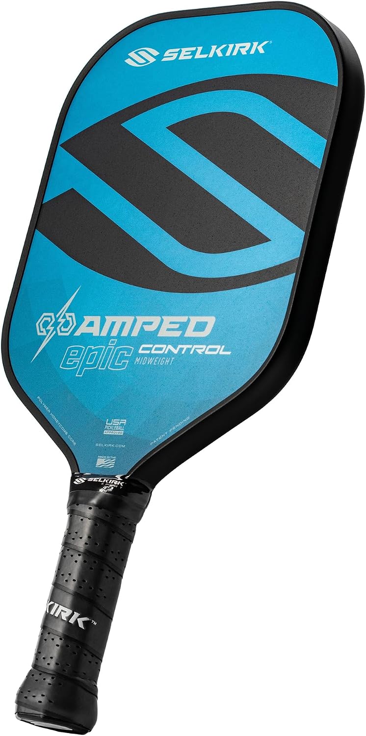 Selkirk Sport Amped Control Pickleball Paddles | Fiberglass | 16mm X5 Core