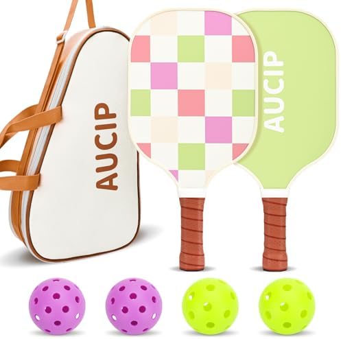 AUCIP Pickleball Paddles Set of 2